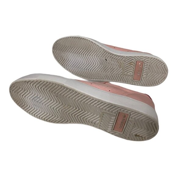 Adidas Leather Originals Blush Pink Leather Comfort Walking Sneakers, Size 8.5 - Picture 10 of 12